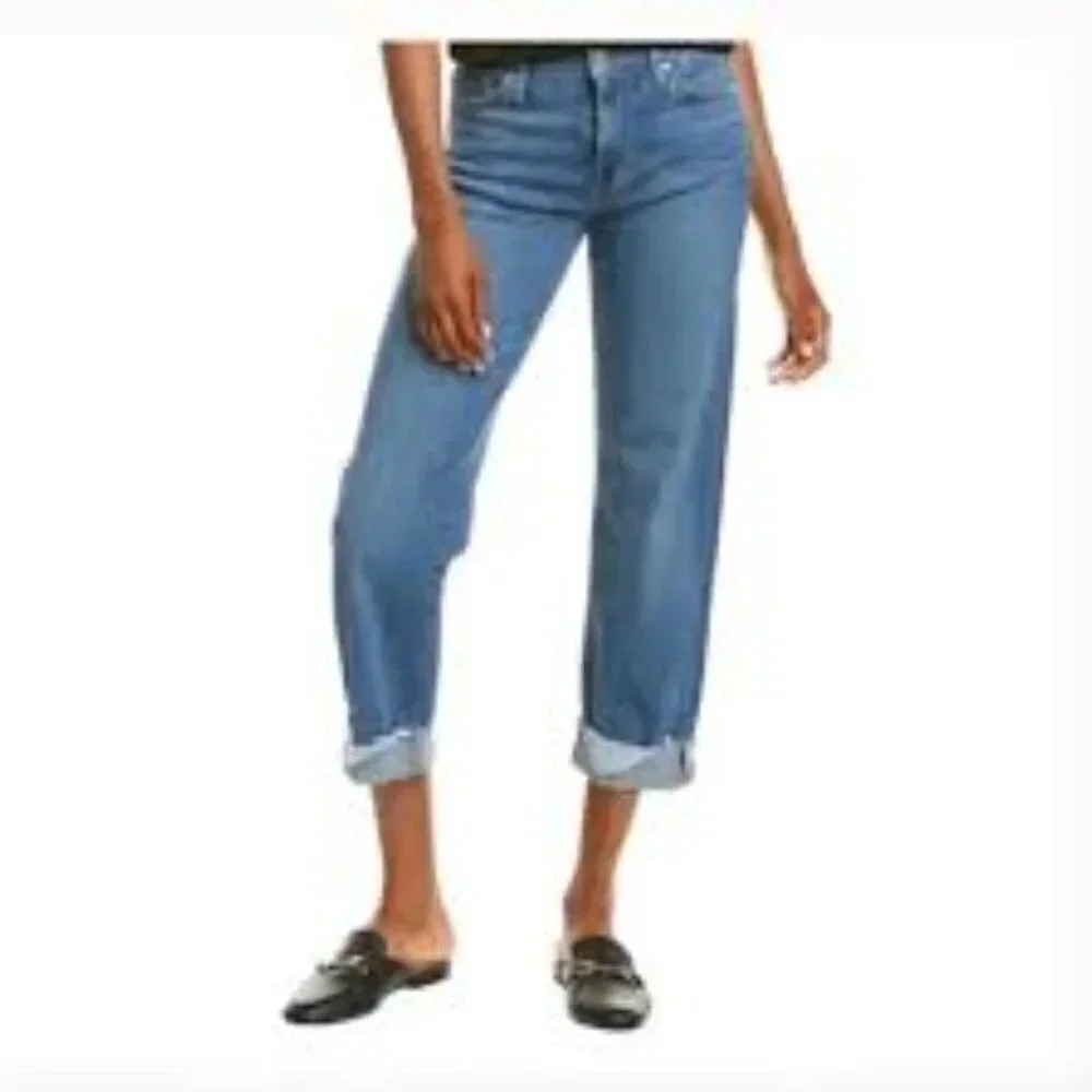 Joe's Jeans Niki  Boyfriend Jeans In Paramount Distressed Cuffs 28